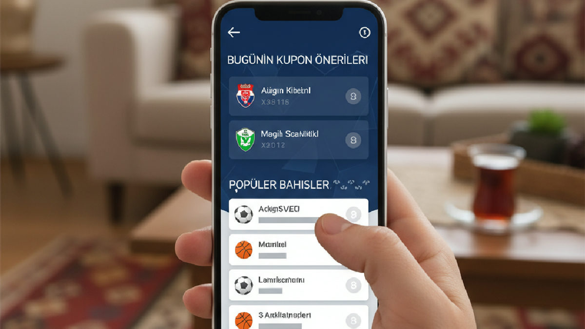 Rexbet mobil arayüzü ile günlük kuponlarınıza kolayca ulaşın.